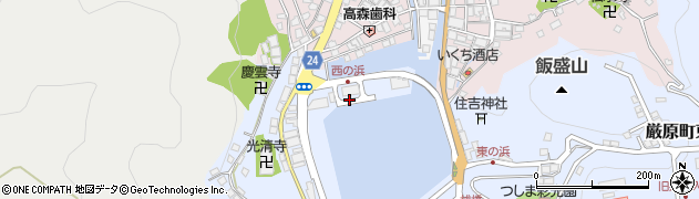 長崎県対馬市厳原町久田道1659周辺の地図