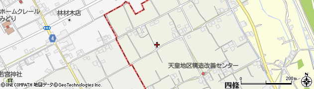 香川県仲多度郡まんのう町四條1166周辺の地図