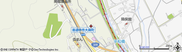 香川県善通寺市大麻町412周辺の地図