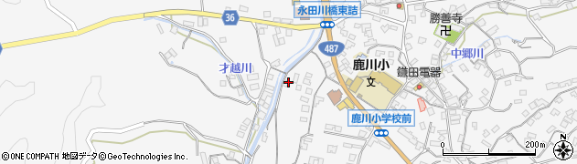 広島県江田島市樋守周辺の地図