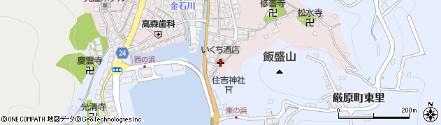 長崎県対馬市厳原町大手橋1231周辺の地図
