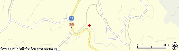 香川県綾歌郡綾川町西分1182周辺の地図