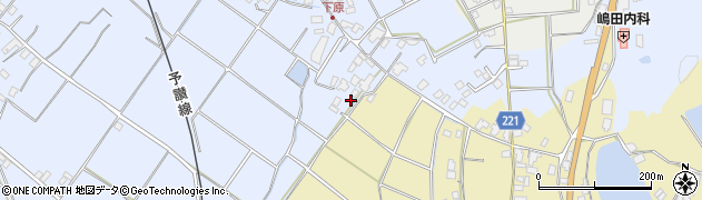 香川県三豊市三野町下高瀬2493周辺の地図