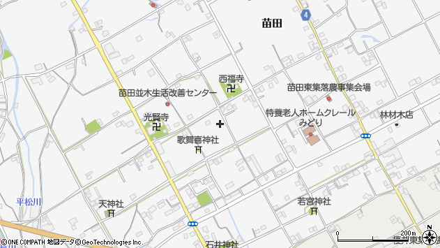 〒766-0005 香川県仲多度郡琴平町苗田の地図