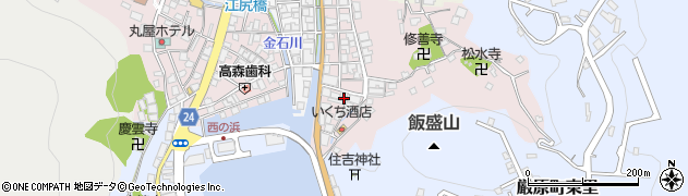 長崎県対馬市厳原町大手橋1221周辺の地図