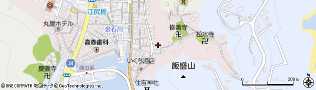 長崎県対馬市厳原町大手橋1101周辺の地図