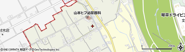 香川県仲多度郡まんのう町四條1134周辺の地図