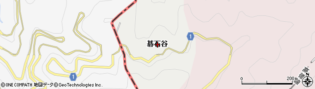 徳島県鳴門市北灘町碁浦（碁石谷）周辺の地図