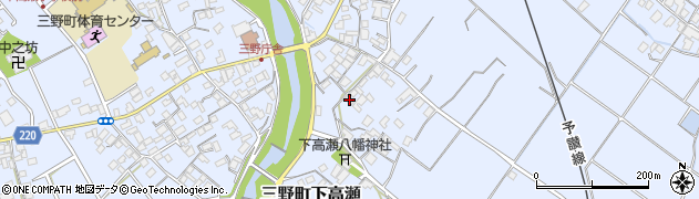 香川県三豊市三野町下高瀬2236周辺の地図