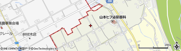 香川県仲多度郡まんのう町四條1121周辺の地図