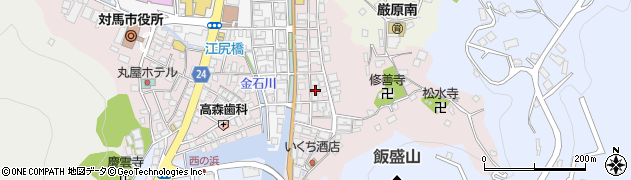長崎県対馬市厳原町大手橋1061周辺の地図