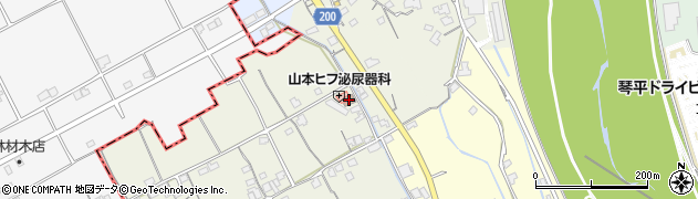 香川県仲多度郡まんのう町四條1105周辺の地図