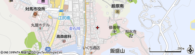 長崎県対馬市厳原町大手橋1093周辺の地図