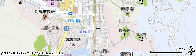 長崎県対馬市厳原町大手橋1056周辺の地図
