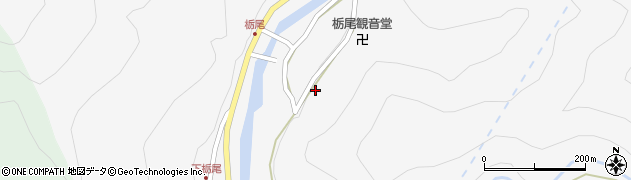 奈良県吉野郡天川村栃尾613周辺の地図