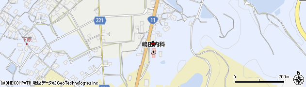 香川県三豊市三野町下高瀬2773周辺の地図