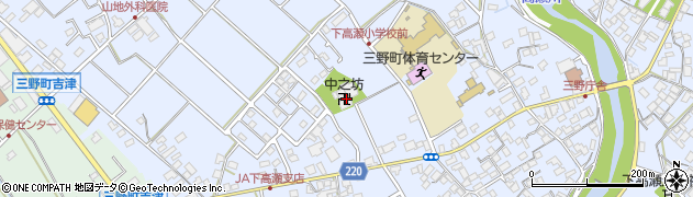 香川県三豊市三野町下高瀬810周辺の地図