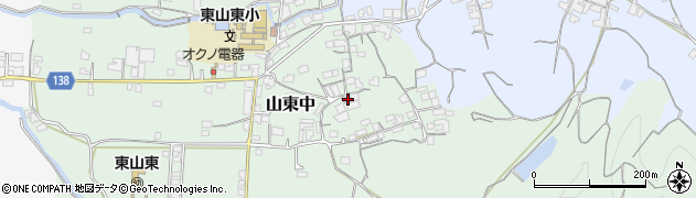 和歌山県和歌山市山東中301周辺の地図