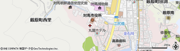 長崎県対馬市厳原町国分周辺の地図