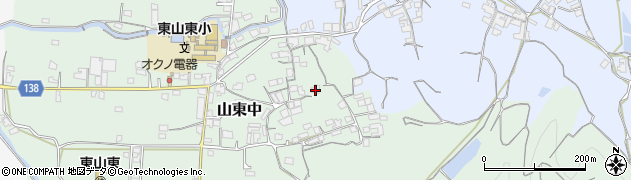 和歌山県和歌山市山東中268周辺の地図