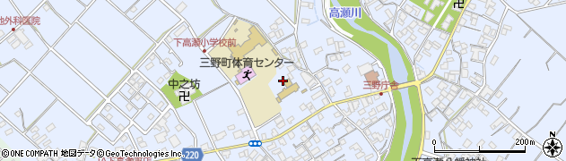 香川県三豊市三野町下高瀬765周辺の地図