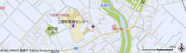 香川県三豊市三野町下高瀬769周辺の地図