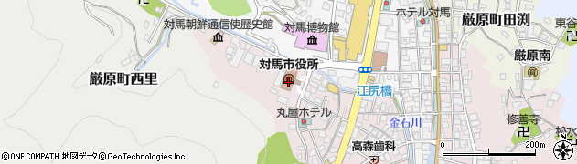 長崎県対馬振興局　管理部税務課周辺の地図