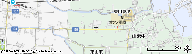 和歌山県和歌山市山東中82周辺の地図