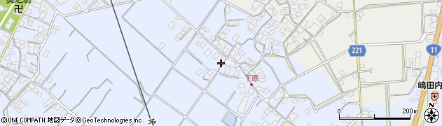 香川県三豊市三野町下高瀬2587周辺の地図