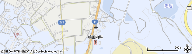 香川県三豊市三野町下高瀬2816周辺の地図