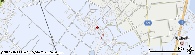 香川県三豊市三野町下高瀬2619周辺の地図