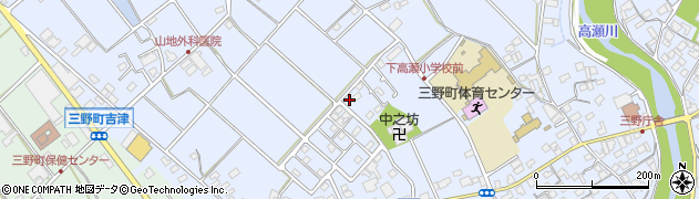 香川県三豊市三野町下高瀬827周辺の地図