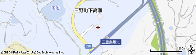 香川県三豊市三野町下高瀬3045周辺の地図