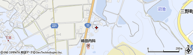 香川県三豊市三野町下高瀬2817周辺の地図