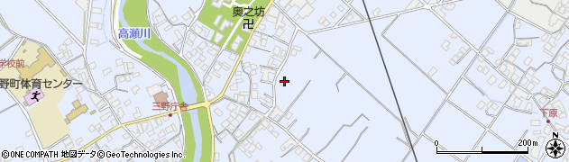 香川県三豊市三野町下高瀬2119周辺の地図