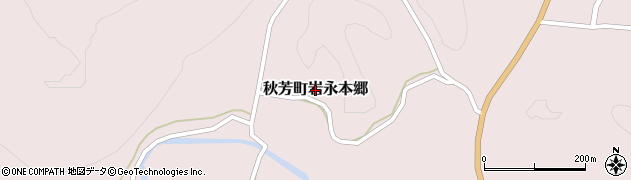 山口県美祢市秋芳町岩永本郷周辺の地図