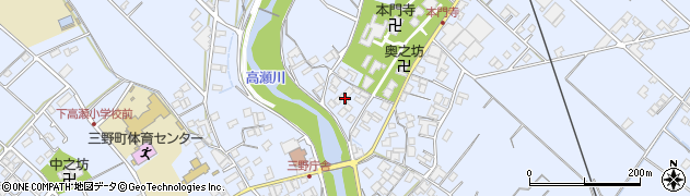 香川県三豊市三野町下高瀬1871周辺の地図
