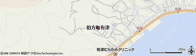 愛媛県今治市伯方町有津周辺の地図