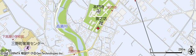 香川県三豊市三野町下高瀬1904周辺の地図