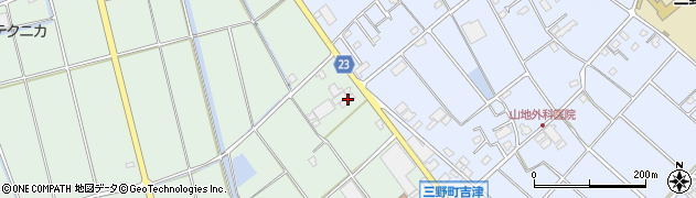 香川ヤクルト販売株式会社　三豊出張所周辺の地図