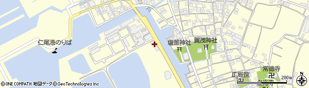 香川県三豊市仁尾町仁尾辛1-10周辺の地図