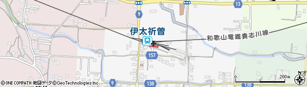 伊太祈曽駅周辺の地図