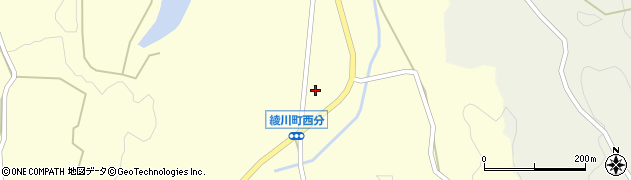 香川県綾歌郡綾川町西分1407周辺の地図