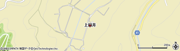 徳島県鳴門市北灘町折野（上田井）周辺の地図