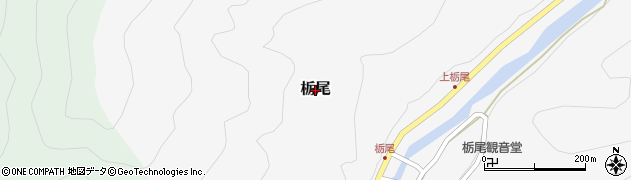 奈良県天川村（吉野郡）栃尾周辺の地図