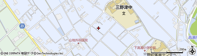 香川県三豊市三野町下高瀬896周辺の地図