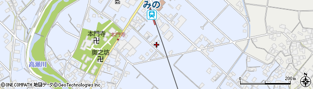 香川県三豊市三野町下高瀬2057周辺の地図