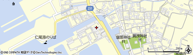 香川県三豊市仁尾町仁尾辛1-1周辺の地図