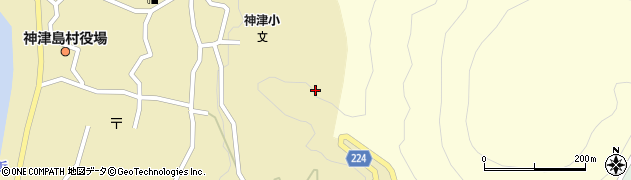 神津島村図書館周辺の地図