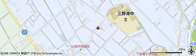 香川県三豊市三野町下高瀬895周辺の地図
